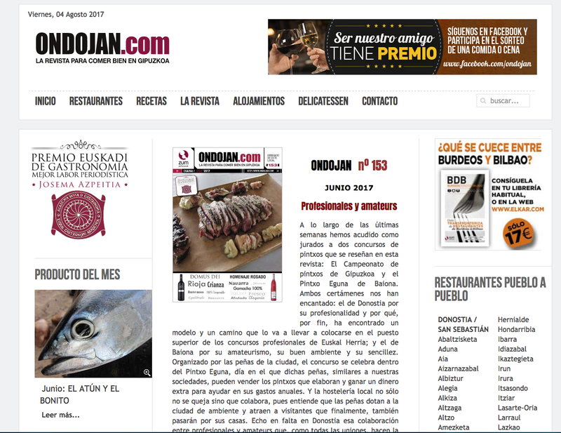 Migración de revista web Ondojan.com