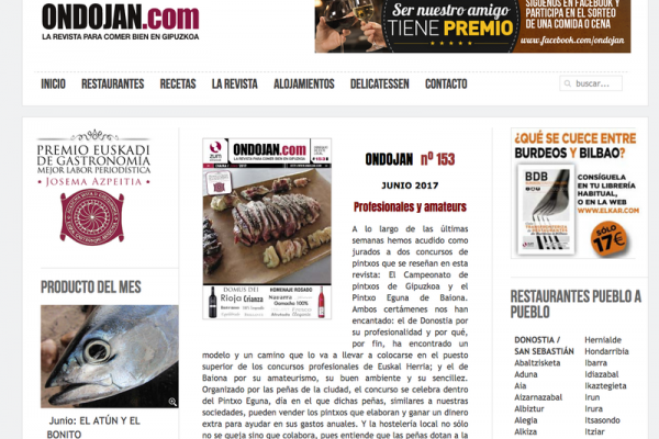 Migración de revista web Ondojan.com